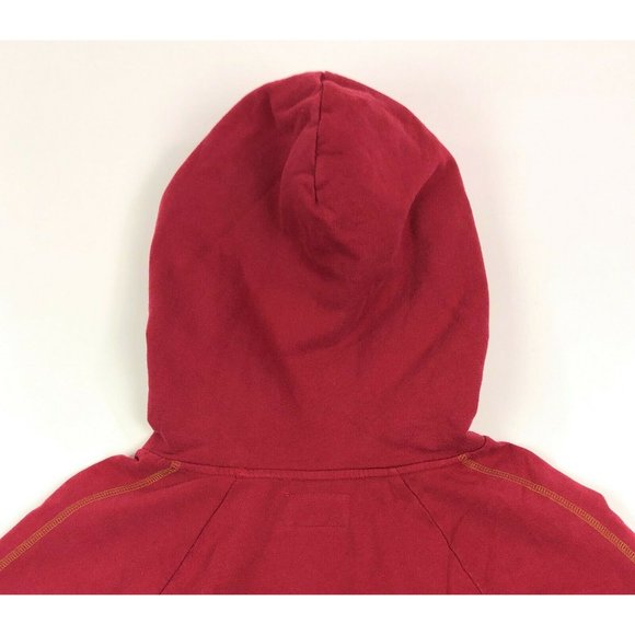 True Religion Atwater Village Hoodie Sweatshirt Mens Medium Red Pullover USA - Picture 12 of 12